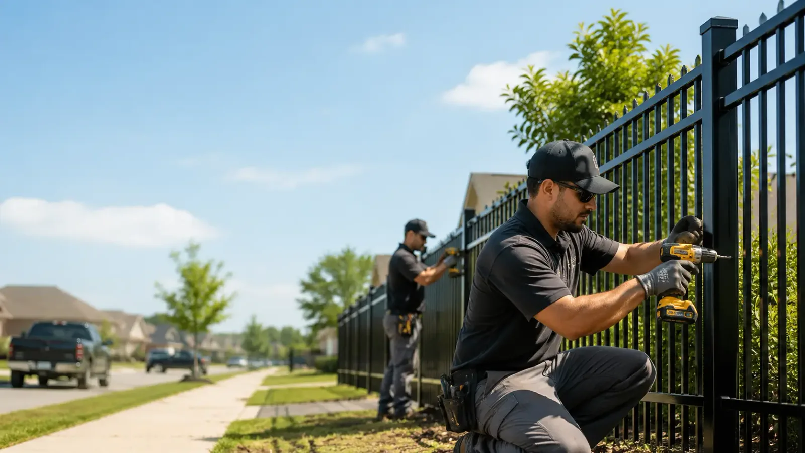Metal Fence Installation in Louisiana